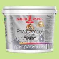 КРАСКА ДЕКОРАТИВНАЯ "PERL' AMOUR (МЕТАЛЛИК) "ЗОЛОТО" GAUDI 2,5 КГ КРАСКА ДЕКОРАТИВНАЯ "PERL' AMOUR (МЕТАЛЛИК) "ЗОЛОТО" GAUDI 2,5 КГ